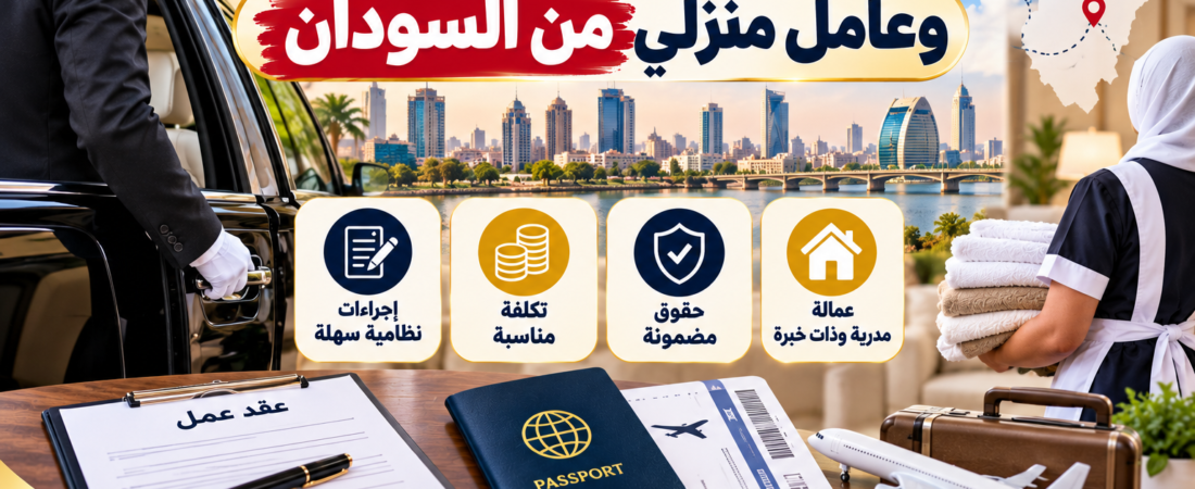 وكالات تفويض سائق خاص وعامل منزلي من السودان