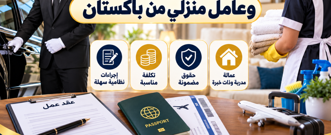 وكالات تفويض سائق خاص وعامل منزلي من باكستان